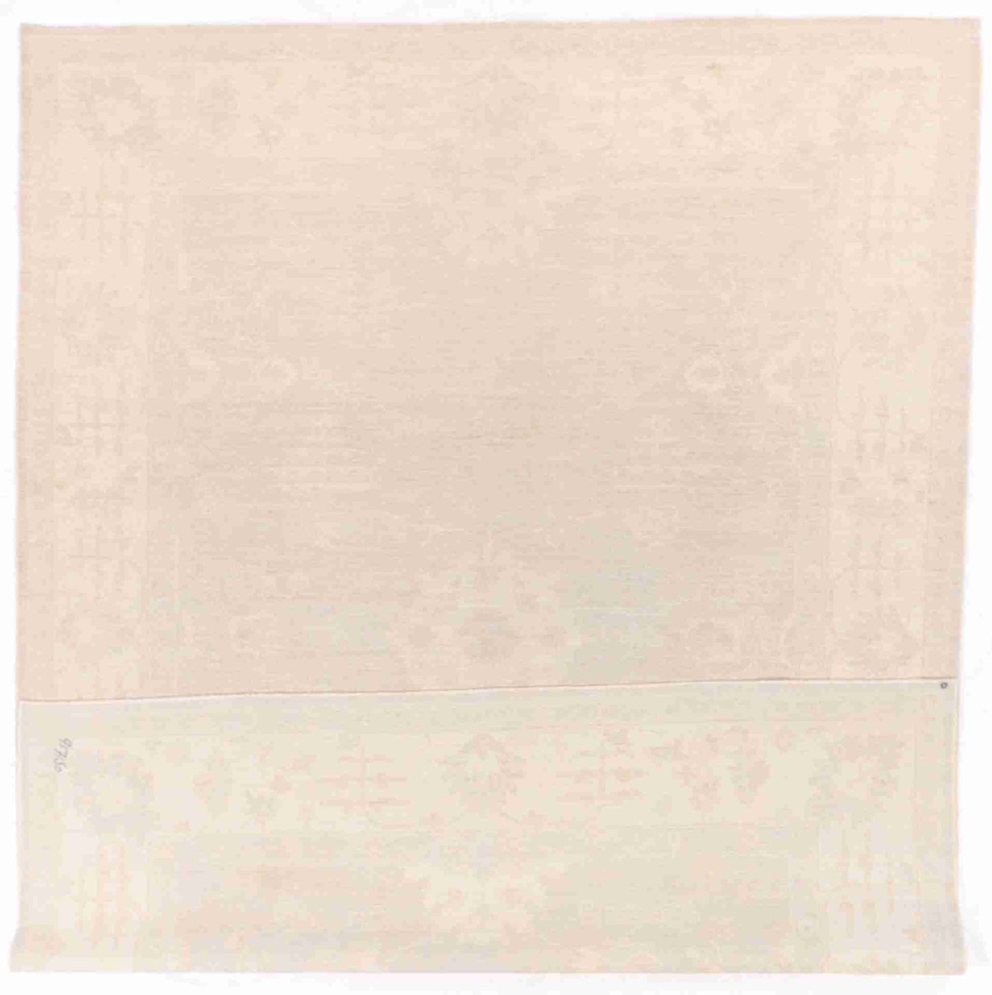 W 8.11 - L 11.8 - Traditional Wool Oushak Rectangle - Hand Woven Rug - 59487