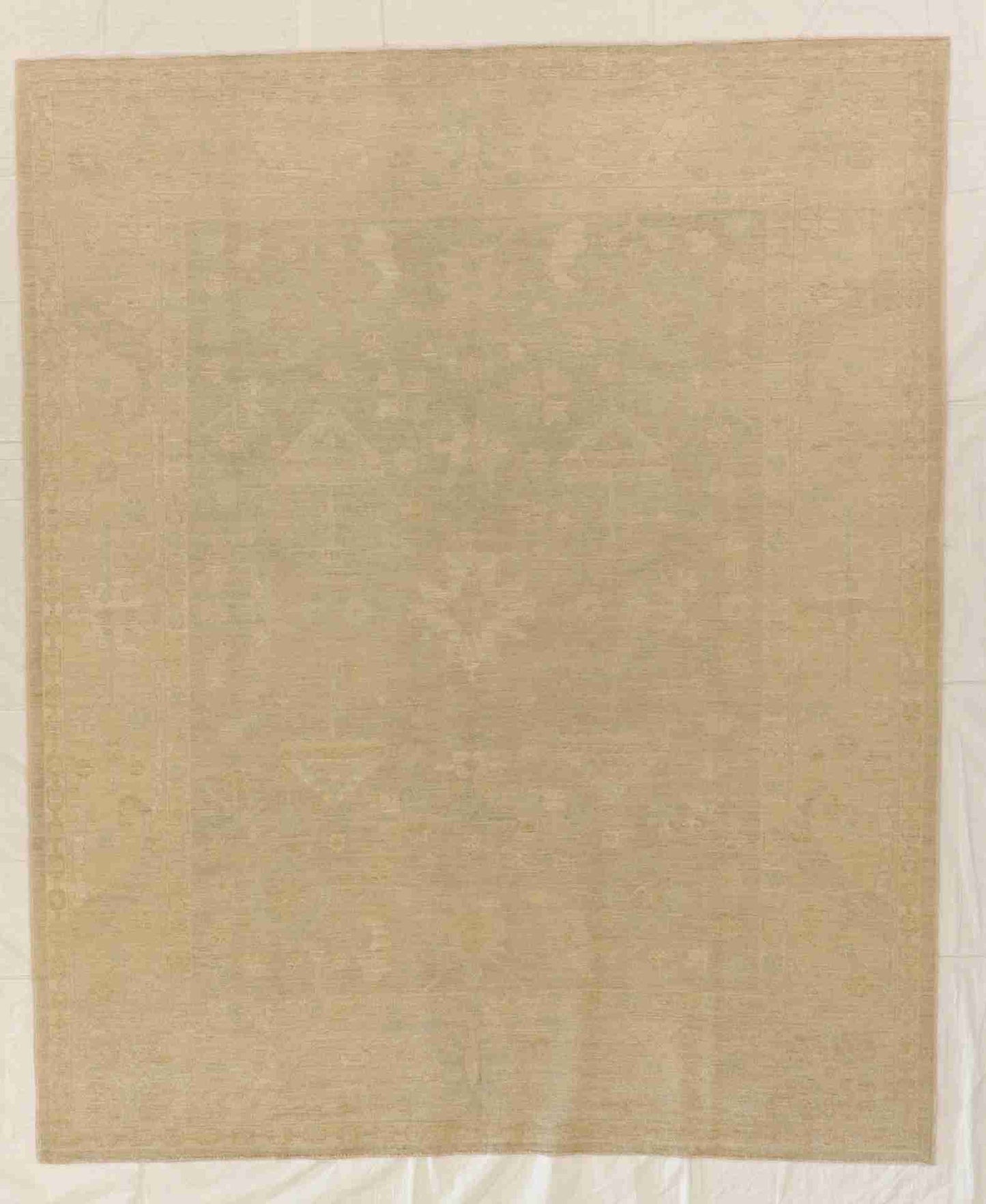 W 8.2 - L 10 - Mahal Wool Transitional Rectangle - Finest Hand-Knotted Quality Wool - 59490