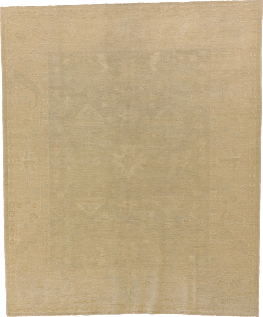 W 8.2 L 10 Mahal 100% Wool Hand-Woven All-Over Design - 59490