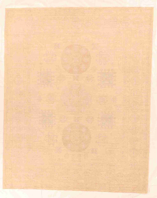 W 7.11 - L 9.11 - Malayer Wool Transitional Rectangle - Finest Hand-Knotted Quality Wool - 59492