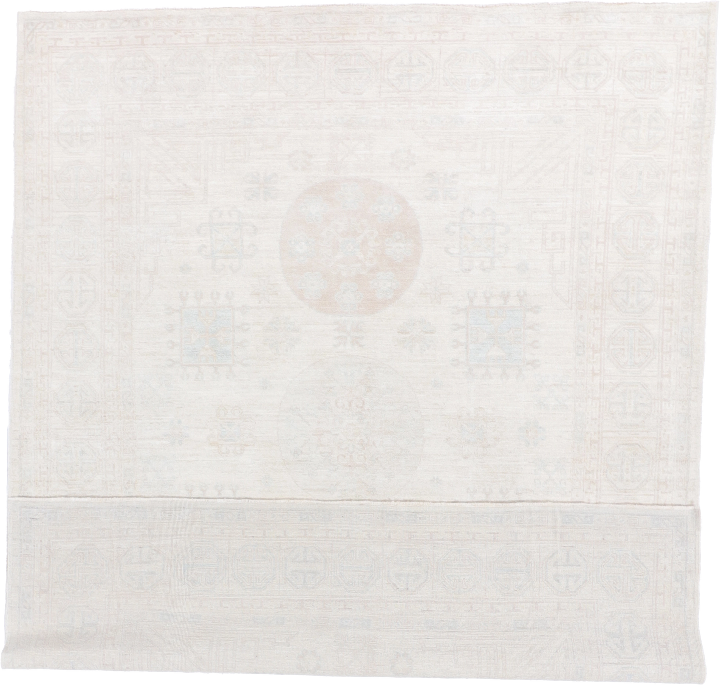 W 7.11 - L 9.11 - Malayer Wool Transitional Rectangle - Finest Hand-Knotted Quality Wool - 59492