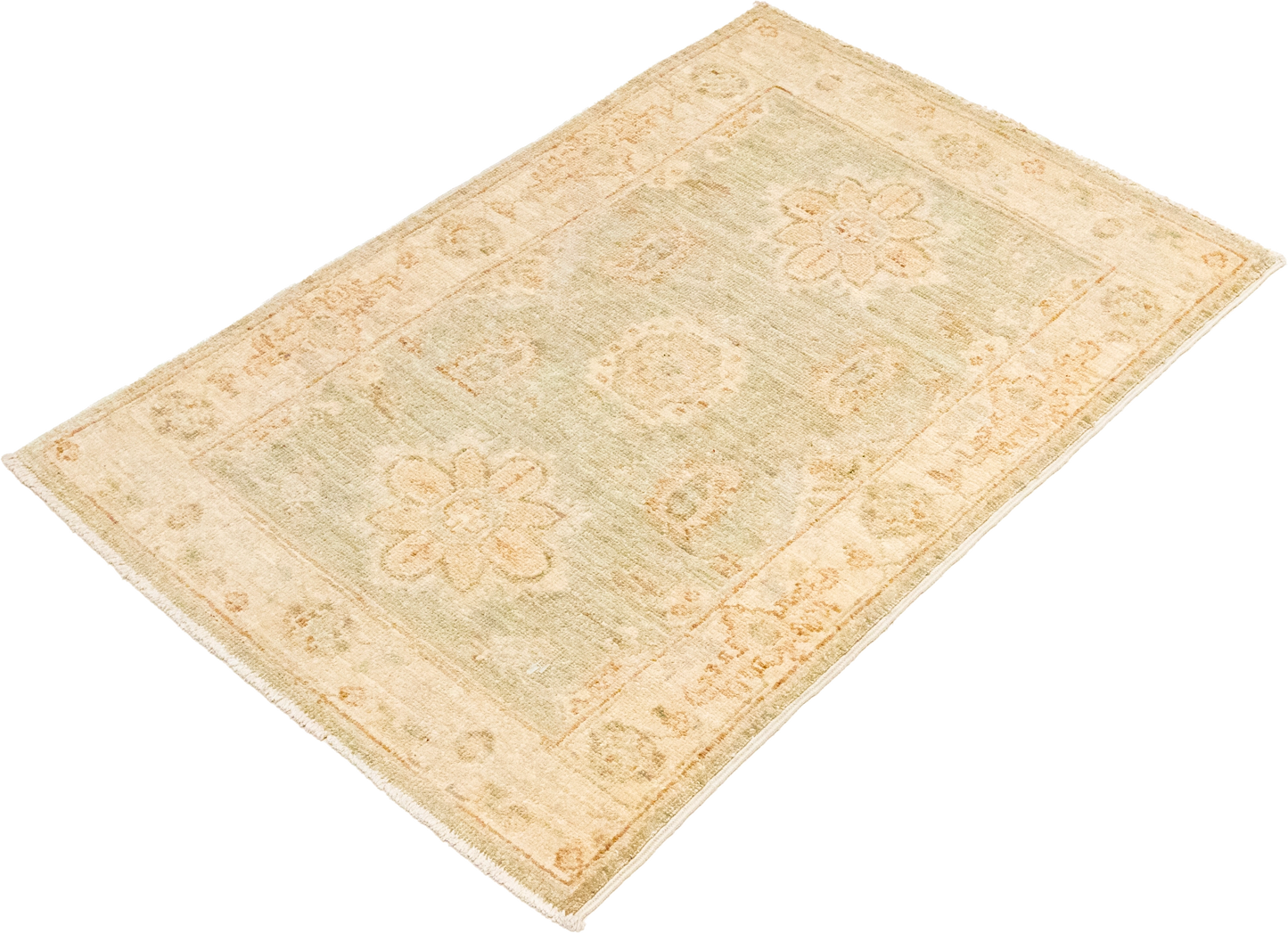 W 2 L 3 Tabriz 100% Wool Hand-Woven All-Over Design - 59511