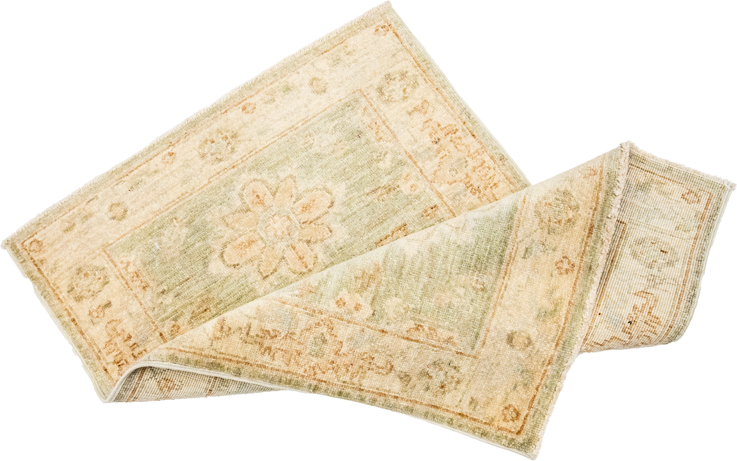 W 2 L 3 Tabriz 100% Wool Hand-Woven All-Over Design - 59511
