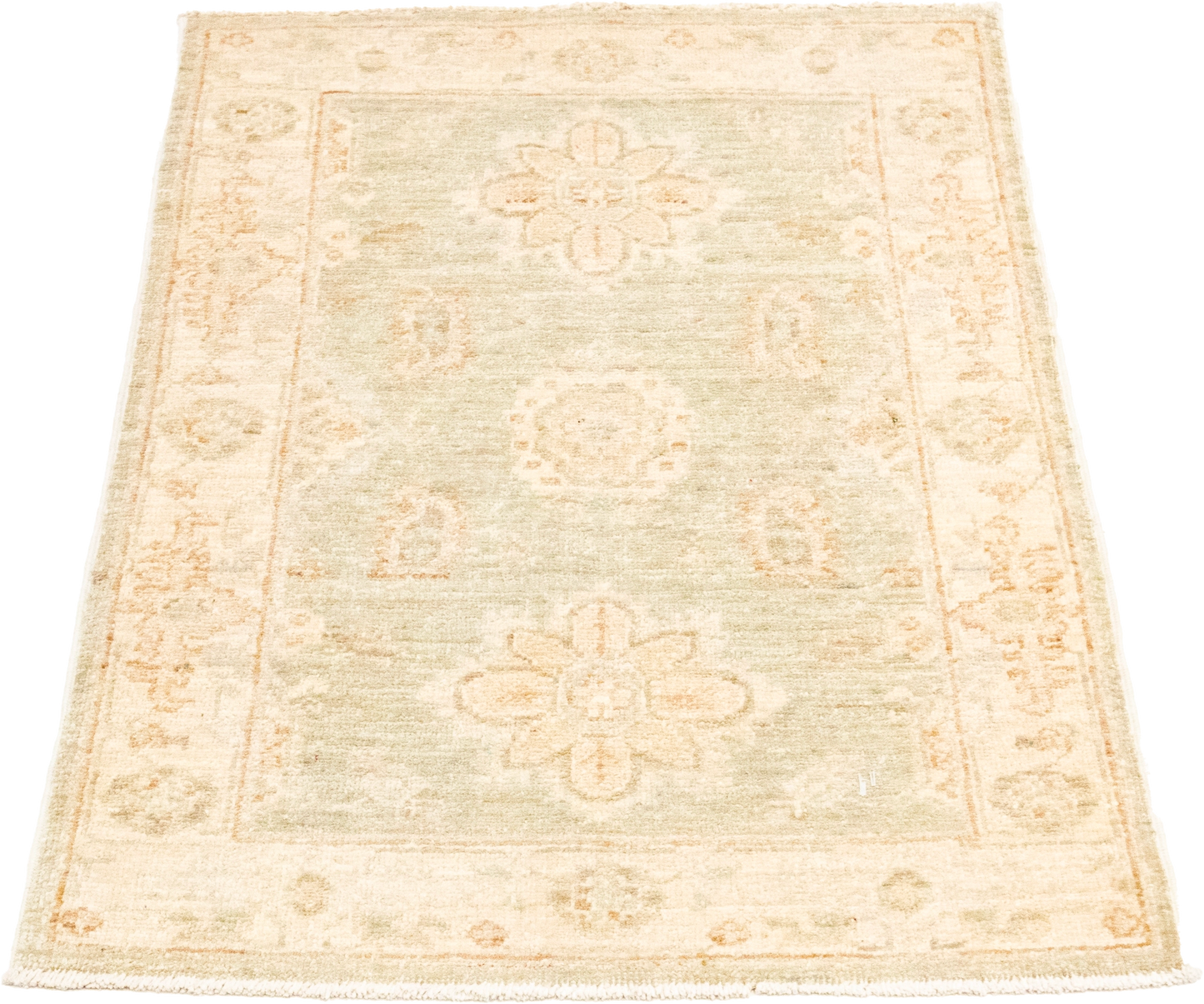 W 2 L 3 Tabriz 100% Wool Hand-Woven All-Over Design - 59511