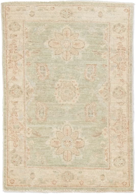 W 2 L 3 Tabriz 100% Wool Hand-Woven All-Over Design - 59511