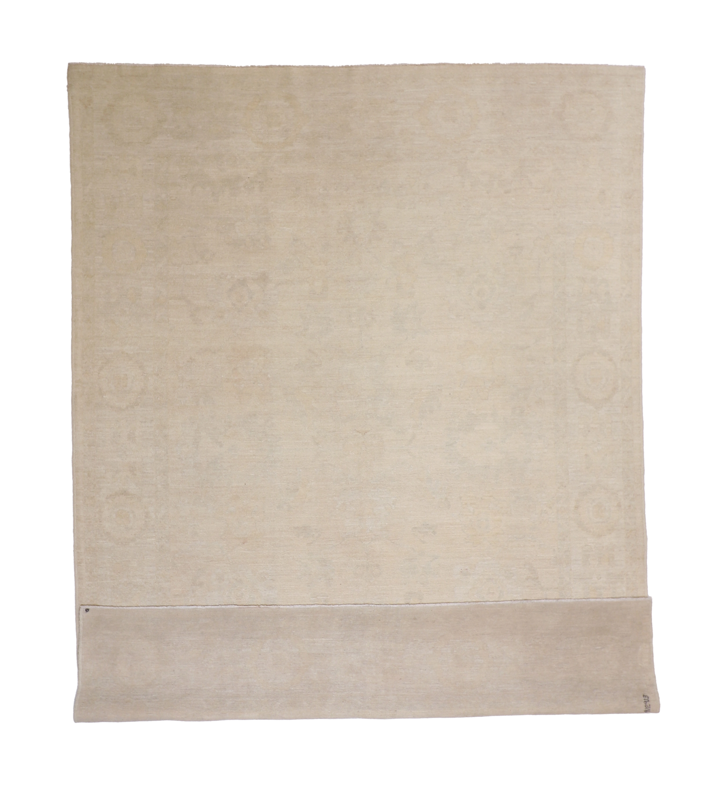W 8 - L 10.9 - Mahal Wool Modern Rectangle - Finest Hand-Knotted Quality Wool - 59625