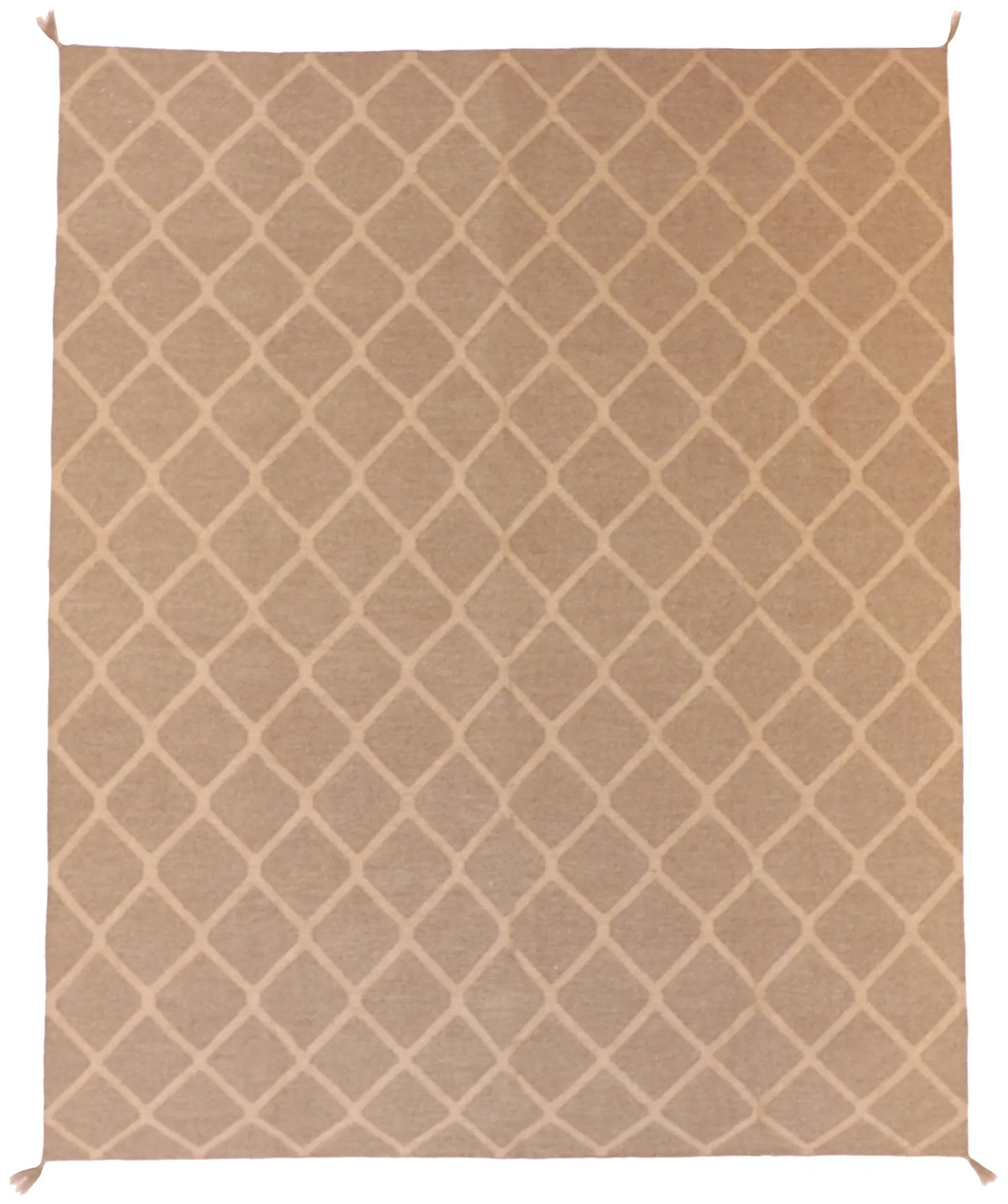 8 x 9.9 - Navajo Fine/Wool Geometric Rectangle - Finest Hand-Made Quality Wool — 59732