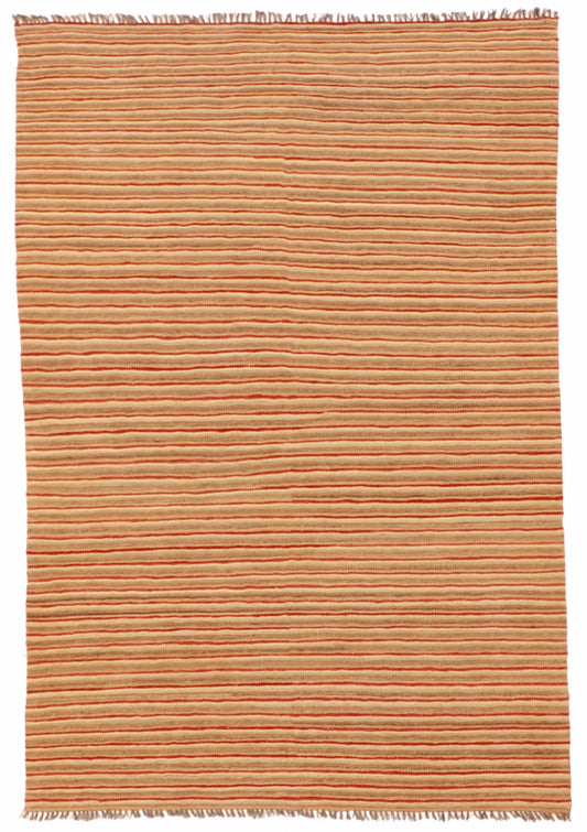 4.2 x 6.1 - Modern Fine/Wool All Over Rectangle - Finest Hand-Made Quality Wool — 59775