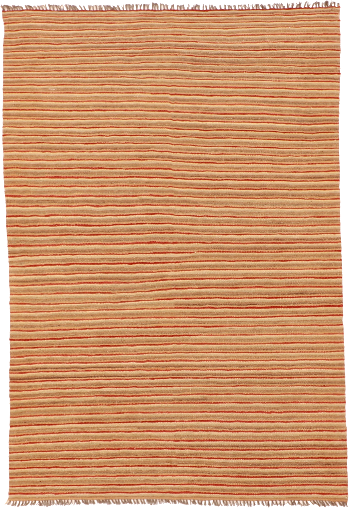 W 4.2 L 6.1 Modern 100% Wool Hand-Woven All-Over Design - 59775