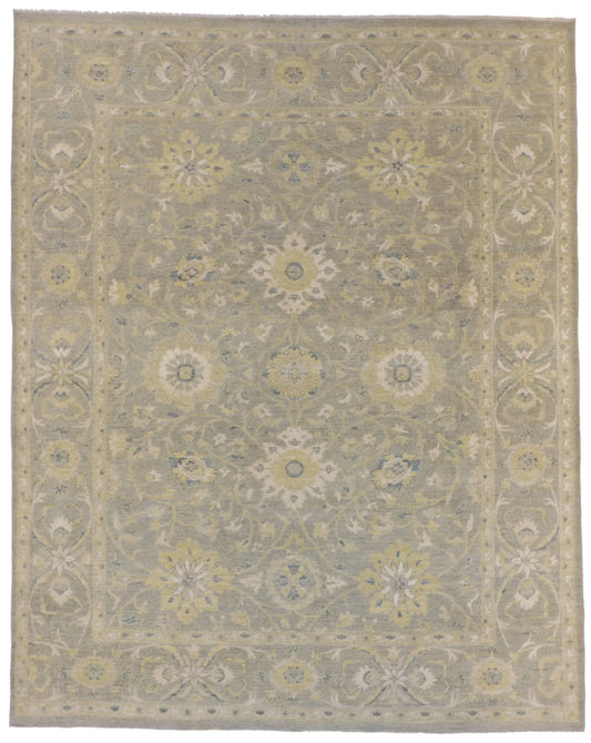 8 x 10 - Sultan Abad Wool Traditional Rectangle - Finest Hand-Knotted Quality Wool — 59897