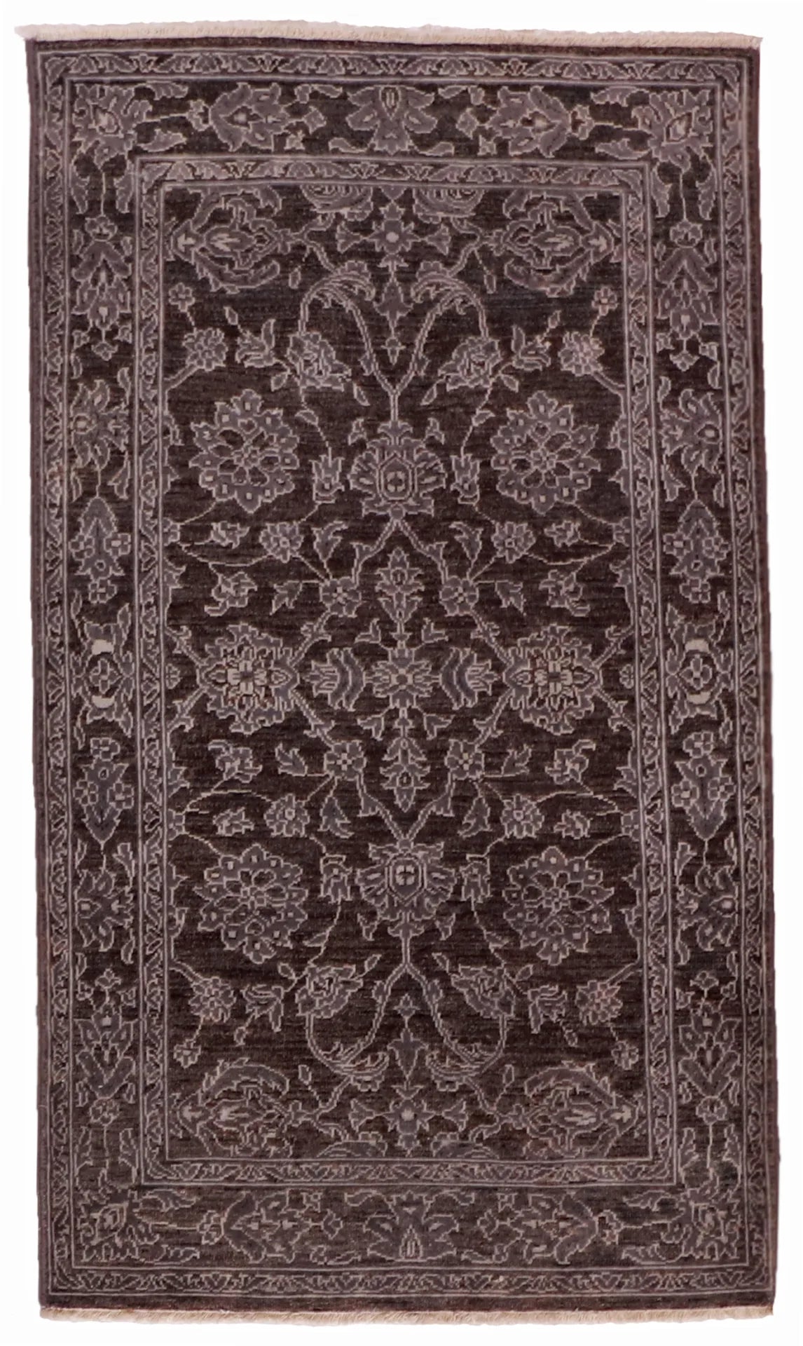 3.2 x 5.4 - Mahal Wool All Over Rectangle - Finest Hand-Knotted Quality Wool — 59923