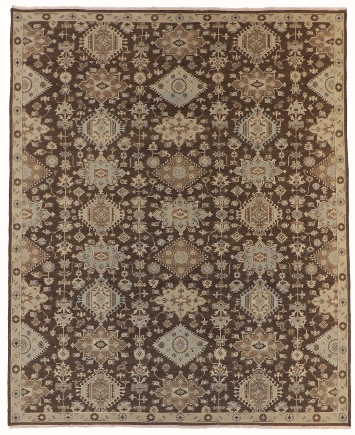 8 x 10 - Mahal Wool Traditional Rectangle - Hand Woven Rug — 59949