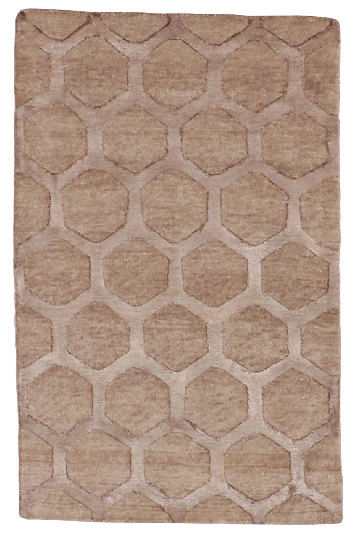 W 2 L 3 Modern 100% Wool Hand-Woven - 60018