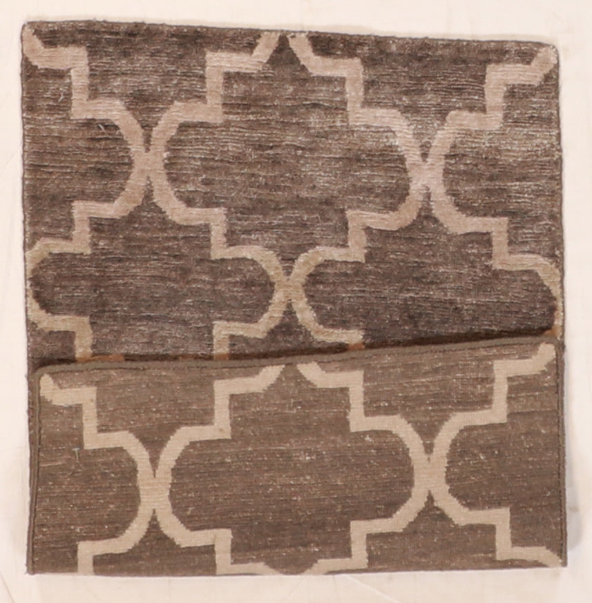 W 2 - L 3 - Modern Silk All Over Rectangle - Finest Hand-Knotted Quality Silk - 60020