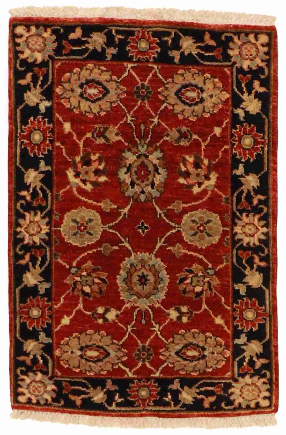 W 2 - L 3 - Sh Abbas Wool All Over Rectangle - Finest Hand-Knotted Quality Wool - 60040