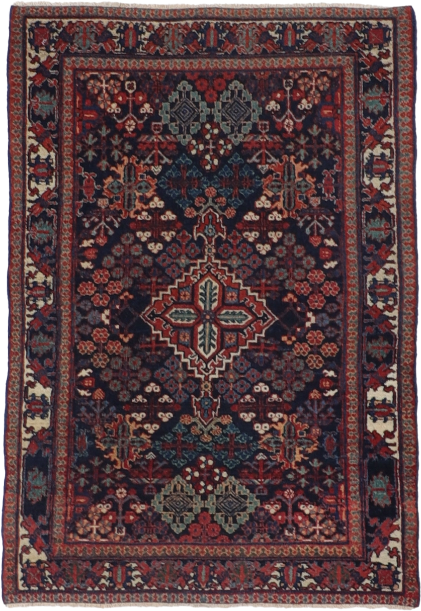 W 3.6 L 5.1 Jozan 100% Wool Hand-Woven All-Over Design - 60123