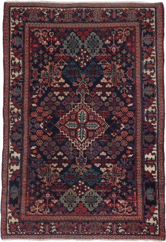 W 3.6 L 5.1 Jozan 100% Wool Hand-Woven All-Over Design - 60123
