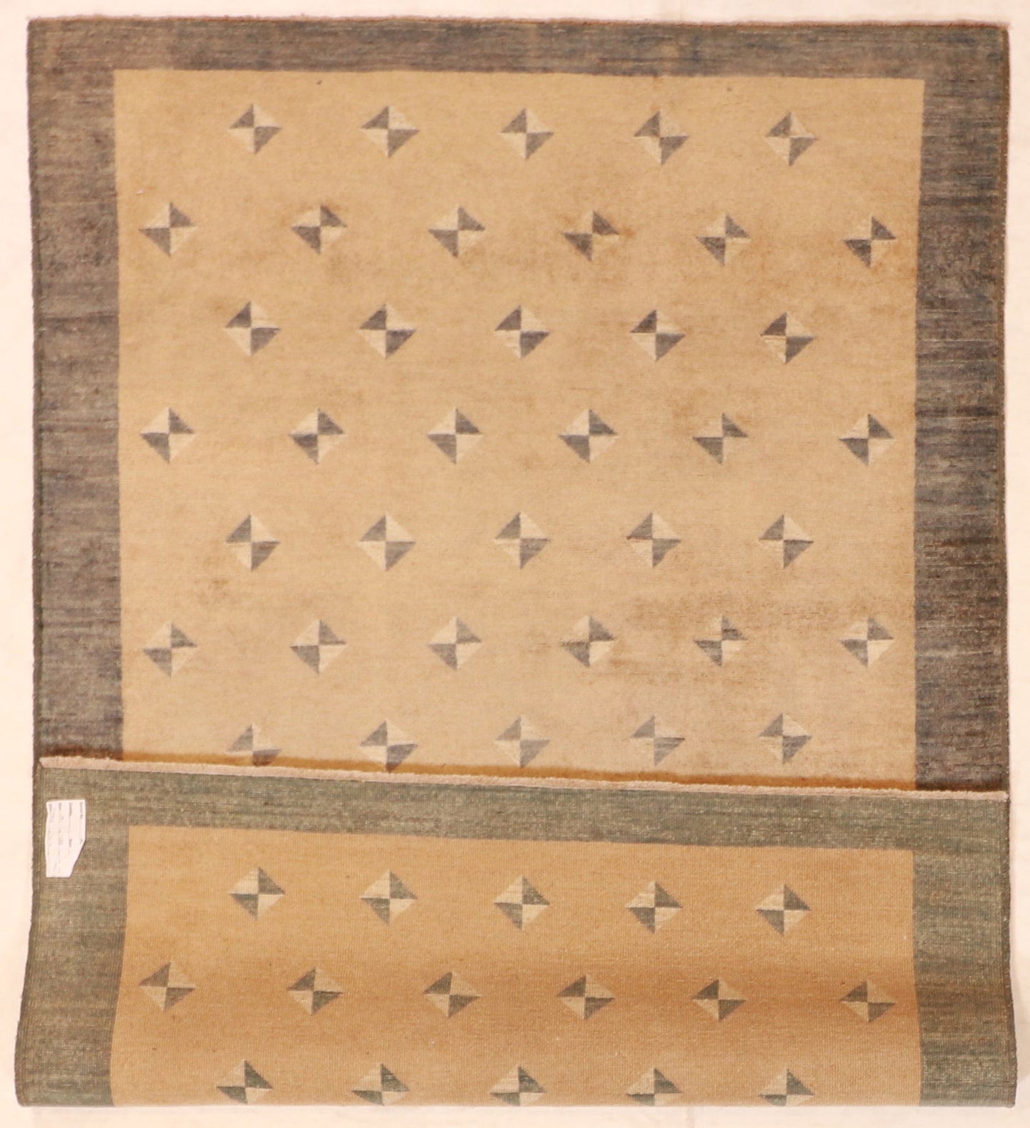 W 4.2 L 6.3 Modern 100% Wool Hand-Woven All-Over Design - 60144