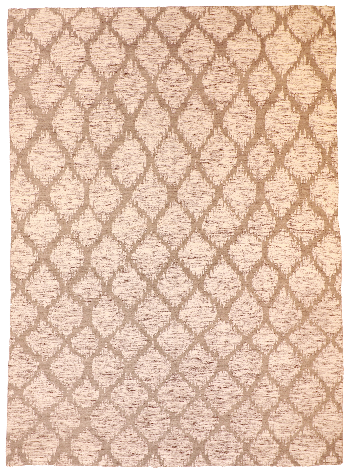 W 10 L 14 Modern 100% Wool Hand-Woven All-Over Design - 60258