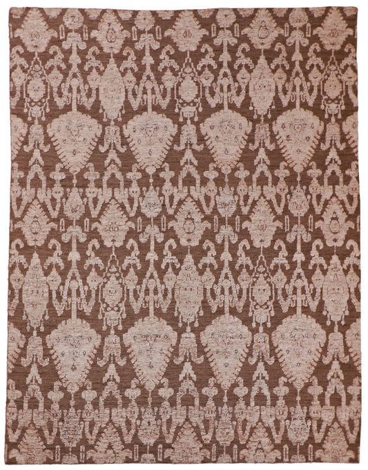 2.7 x 9.1 - Modern Fine/Silk All Over Rectangle - Finest Hand-Knotted Quality Wool — 60259