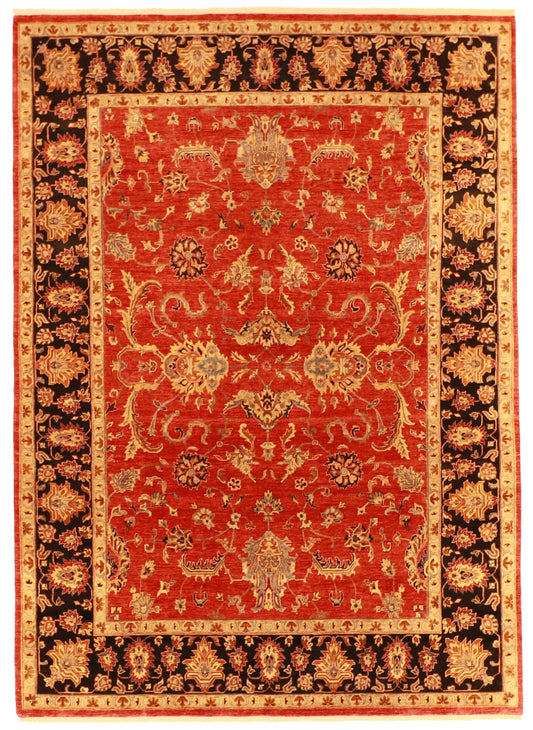 8.7 x 12 - Yazd Fine All Over Rectangle - Hand Woven Rug — 60278