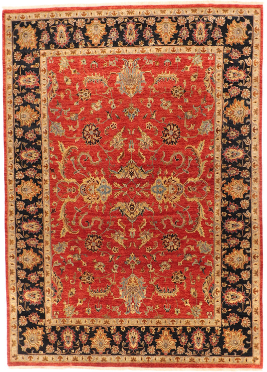 W 8.7 L 12 Yazd 100% Wool Hand-Woven All-Over Design - 60278