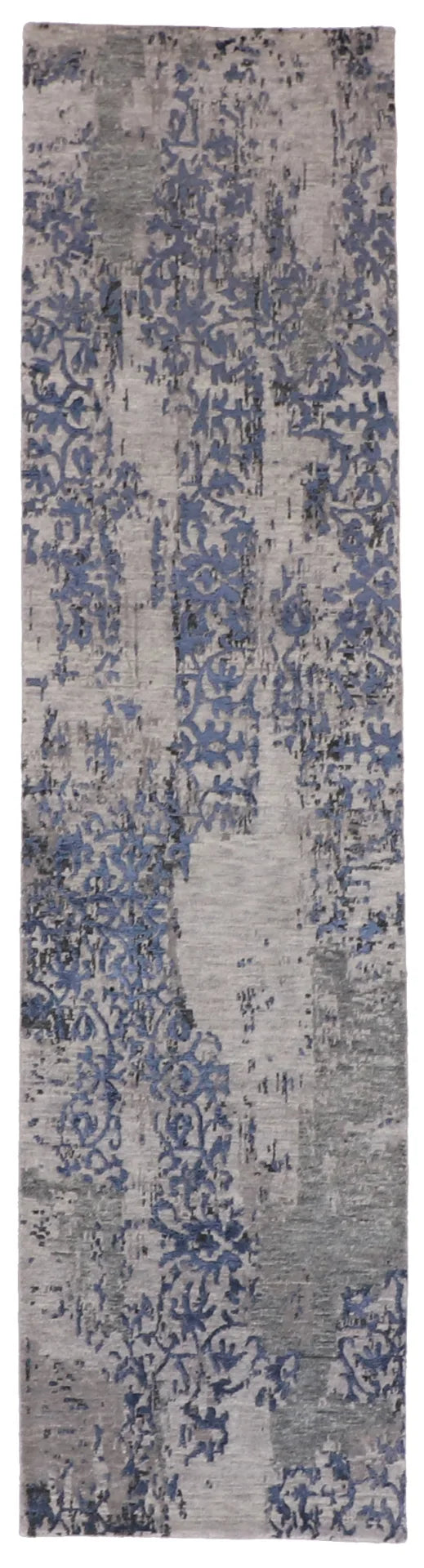 2.5 x 9.10 - Modern Silk/Wool All Over Rectangle - Finest Hand-Knotted Quality Wool — 60291