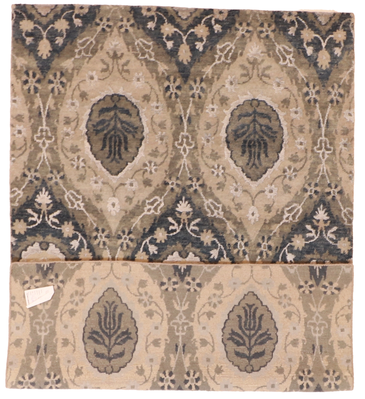 W 4 - L 6 Tree Of Life Wool And Silk Blend Hand-Woven Rug - 60305