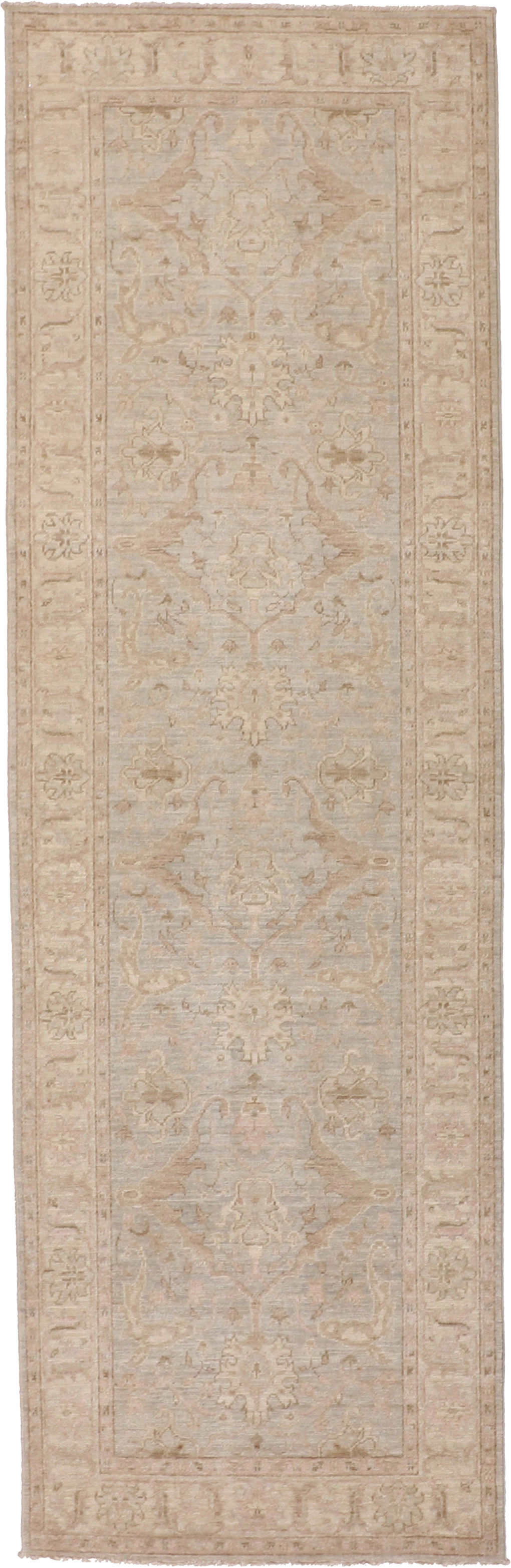 W 2.7 L 8.2 Gazvin Runner 100% Wool Handmade Rug- 60335