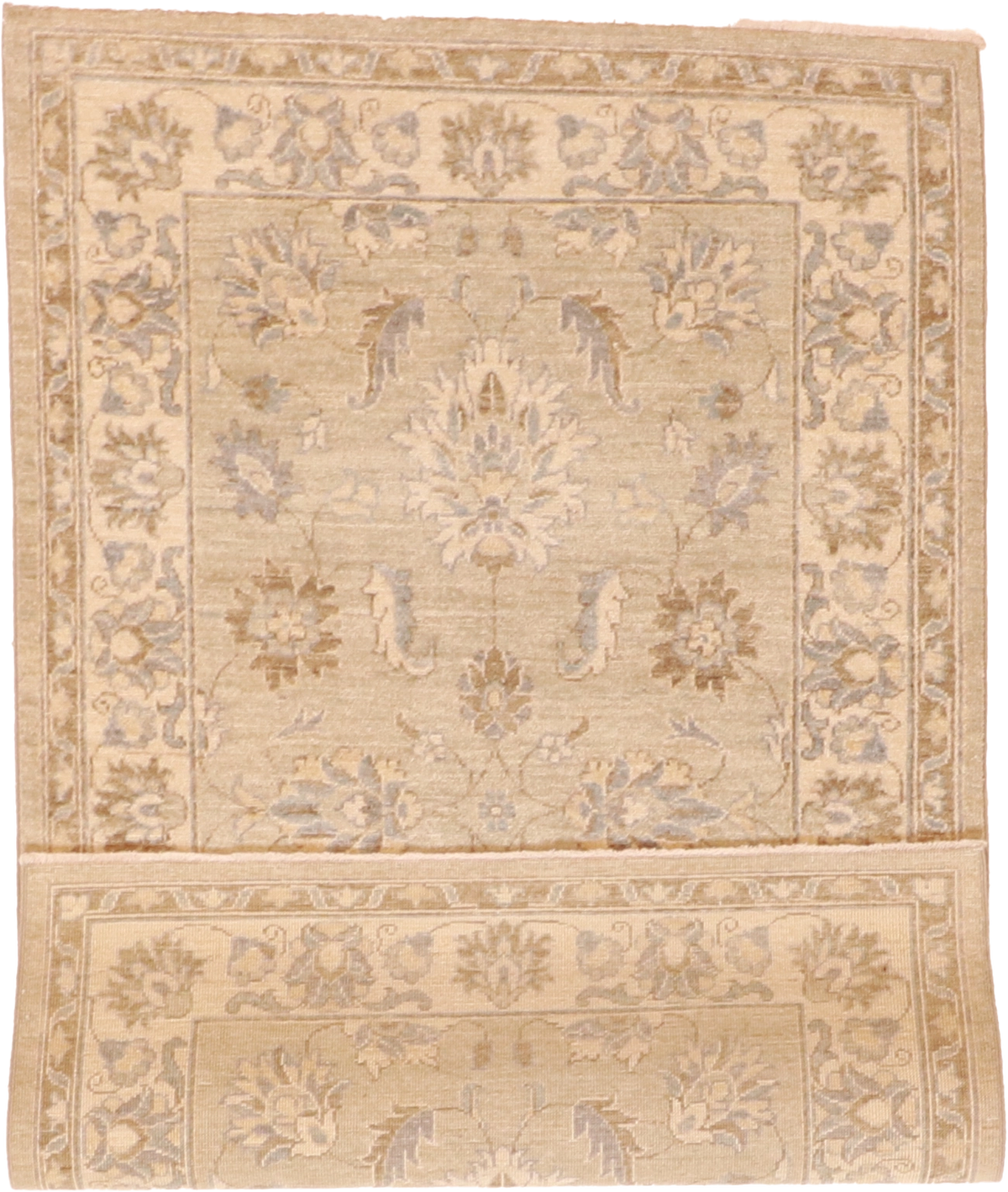 W 3.2 - L 5.1 Hamadan 100% Wool Hand-Woven Rug - 60341