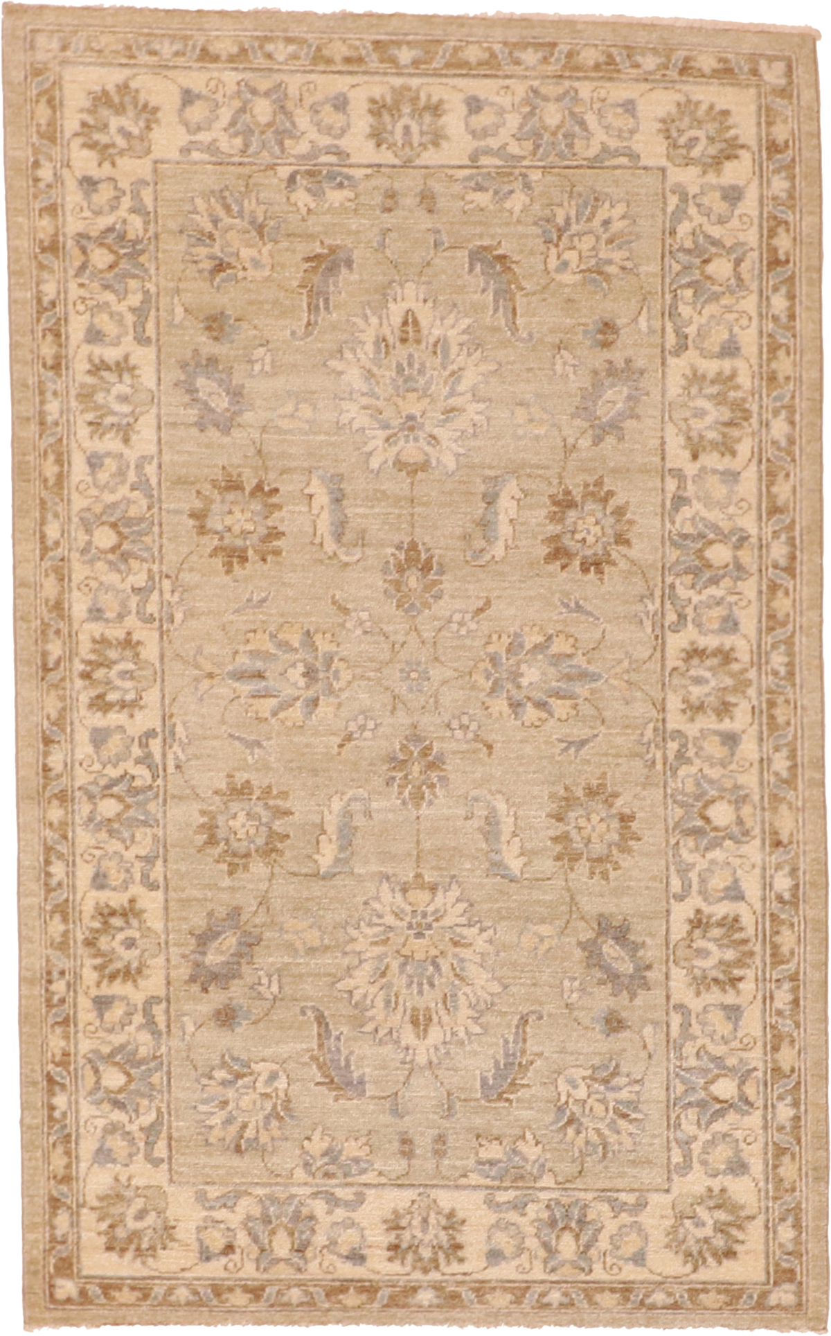W 3.2 - L 5.1 Hamadan 100% Wool Hand-Woven Rug - 60341