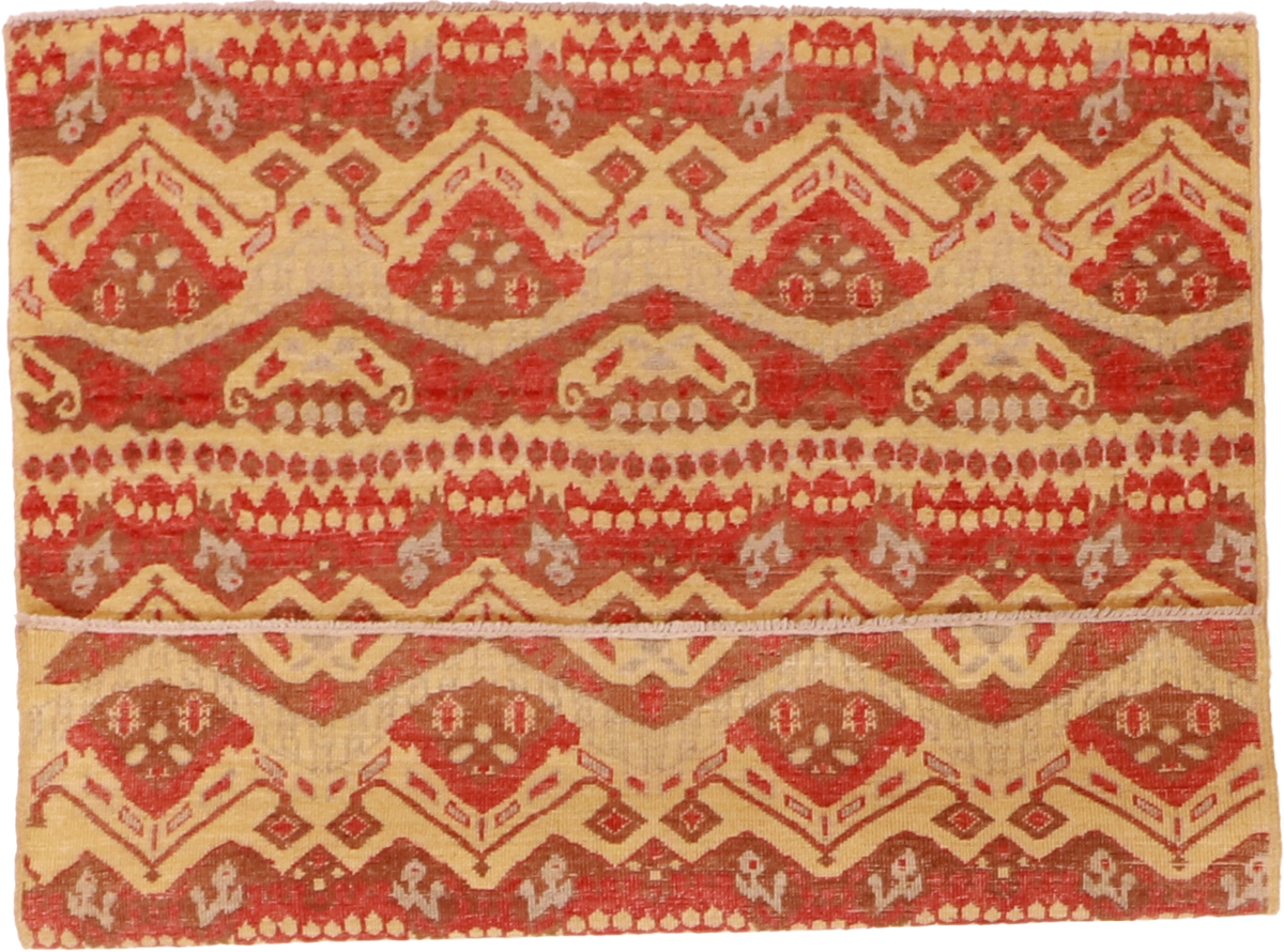 W 3.3 L 3.4 Modern 100% Wool Hand-Woven All-Over Design - 60345