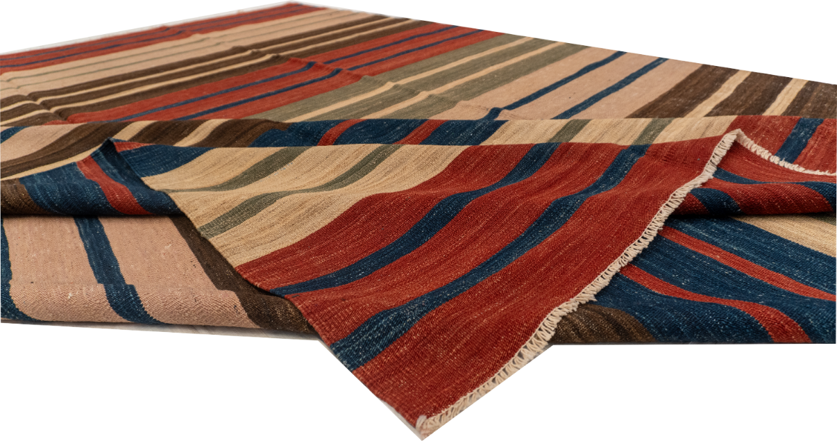 W 8.4 L 10.4 Gazvin 100% Wool Hand-Woven All-Over Design - 60355