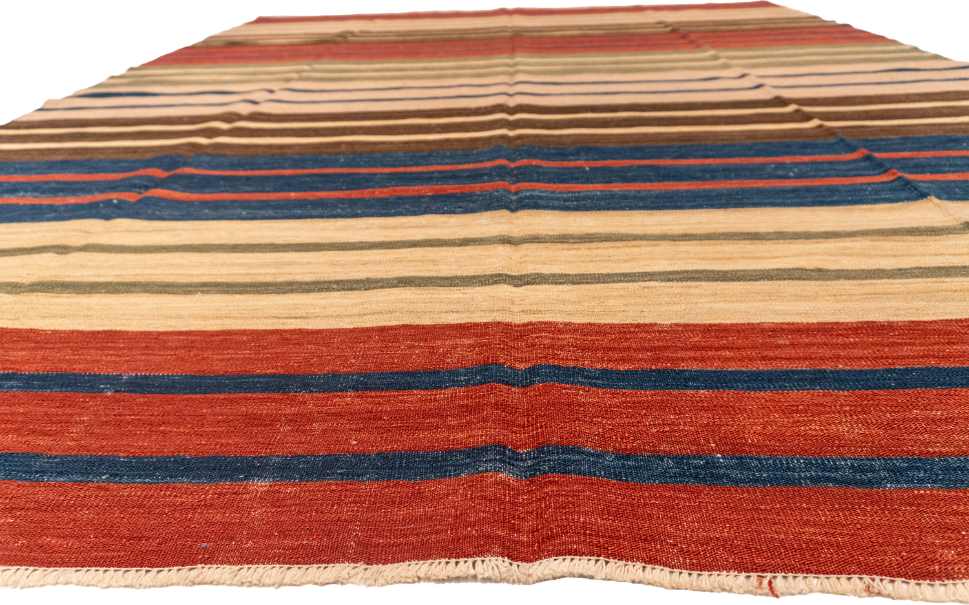 W 8.4 L 10.4 Gazvin 100% Wool Hand-Woven All-Over Design - 60355