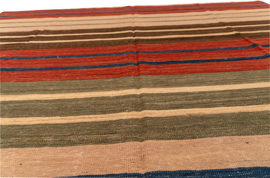 W 8.4 L 10.4 Gazvin 100% Wool Hand-Woven All-Over Design - 60355