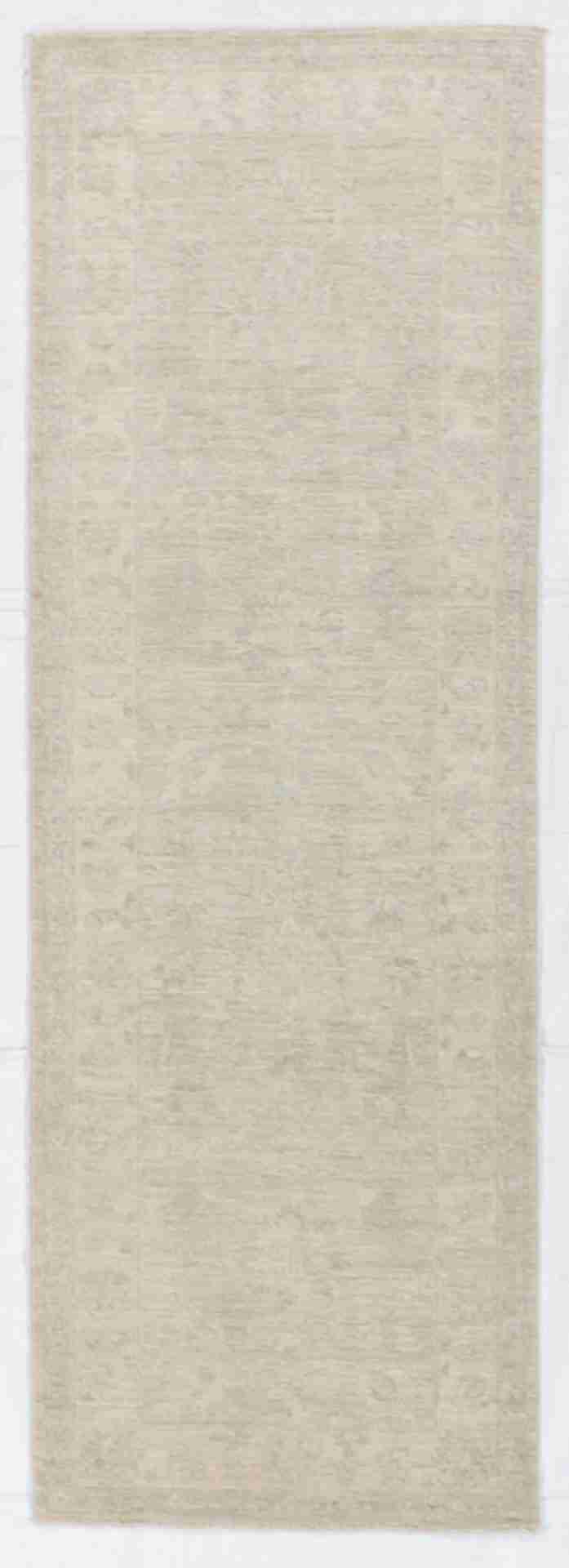 W 2.9 - L 8.2 - Oushak Runner 100% Wool Handmade All Over Design - 60404