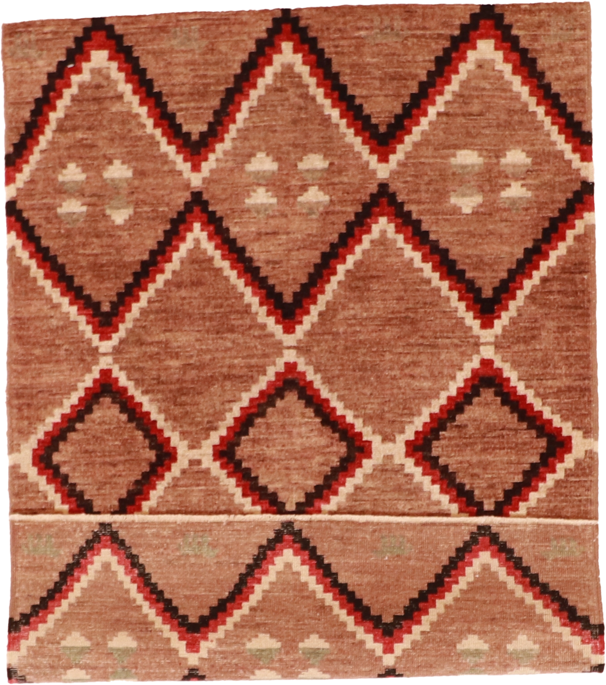 W 3.3 - L 4.10 Mountain Modern 100% Wool Hand-Woven Rug - 60415