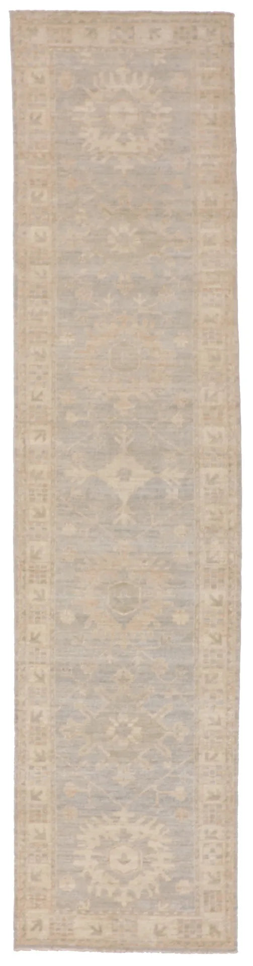 2.10 x 11.8 - Heriz Fine/Wool All Over Rectangle - Finest Hand-Knotted Quality Wool - 60430