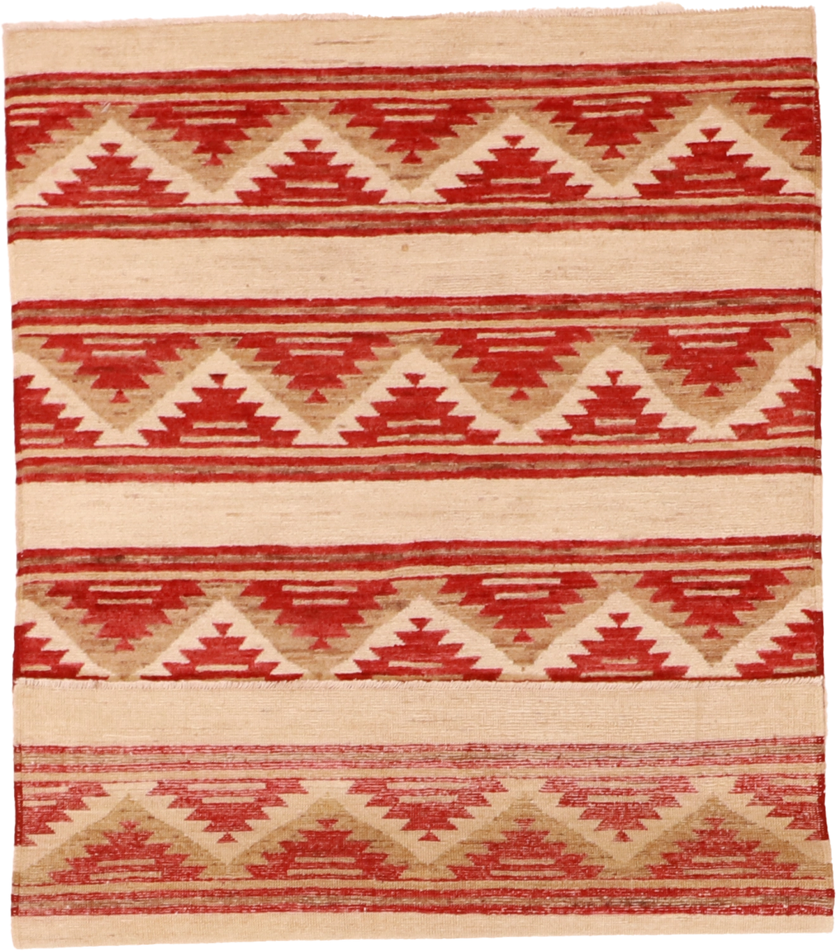 W 3.2 - L 4.10 Mountain Modern 100% Wool Hand-Woven Rug - 60448