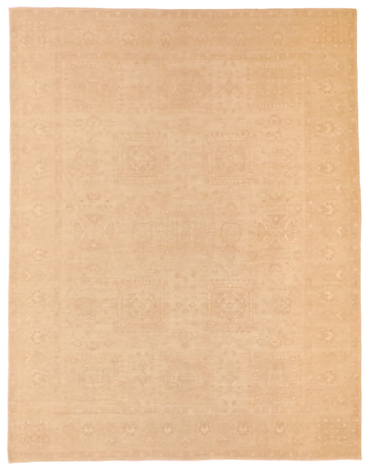 W 8.1 - L 11.4 - Modern Wool Mahal Rectangle - Hand Woven Rug - 60466