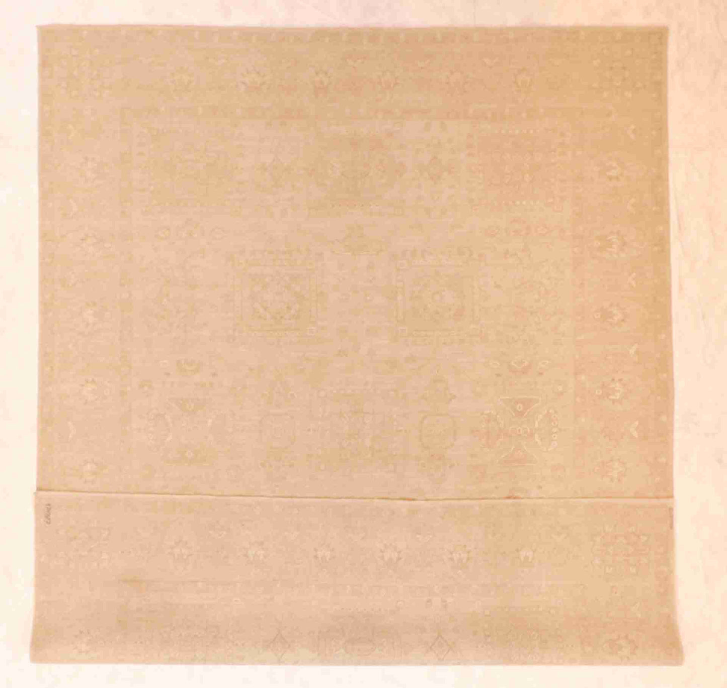 W 8.1 - L 11.4 - Modern Wool Mahal Rectangle - Hand Woven Rug - 60466