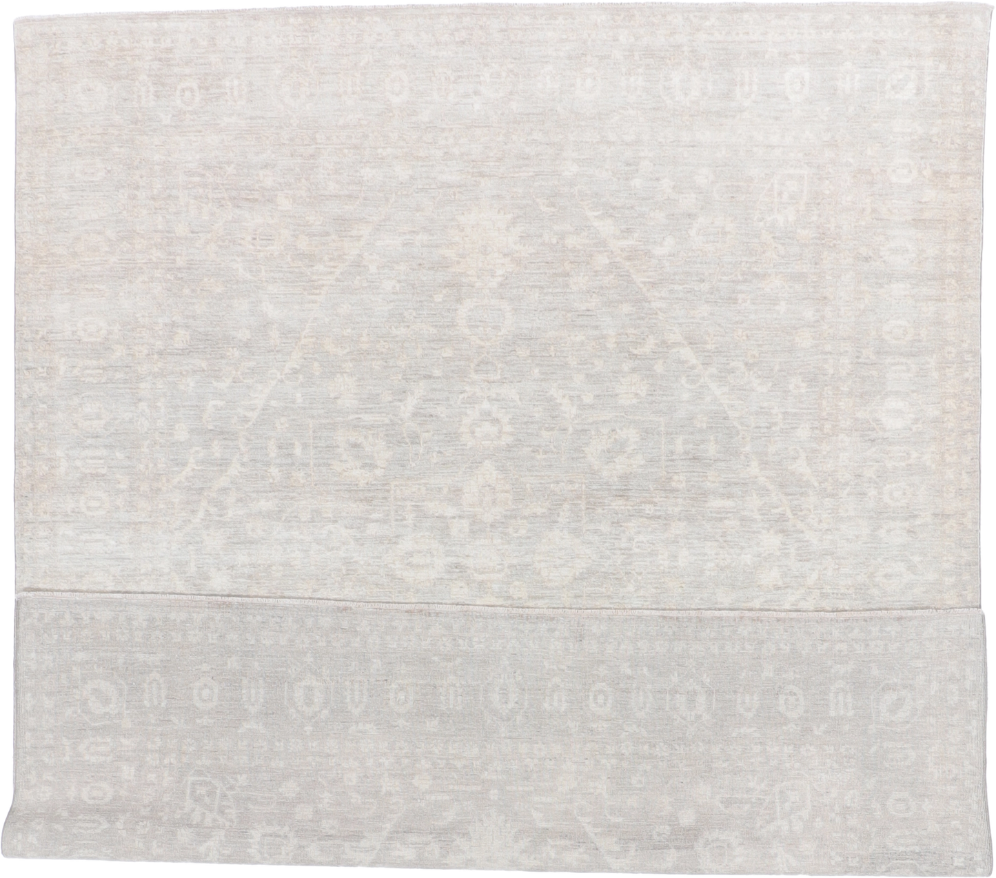 W 8.5 L 10 Zeigler 100% Wool Hand-Woven All-Over Design - 60478