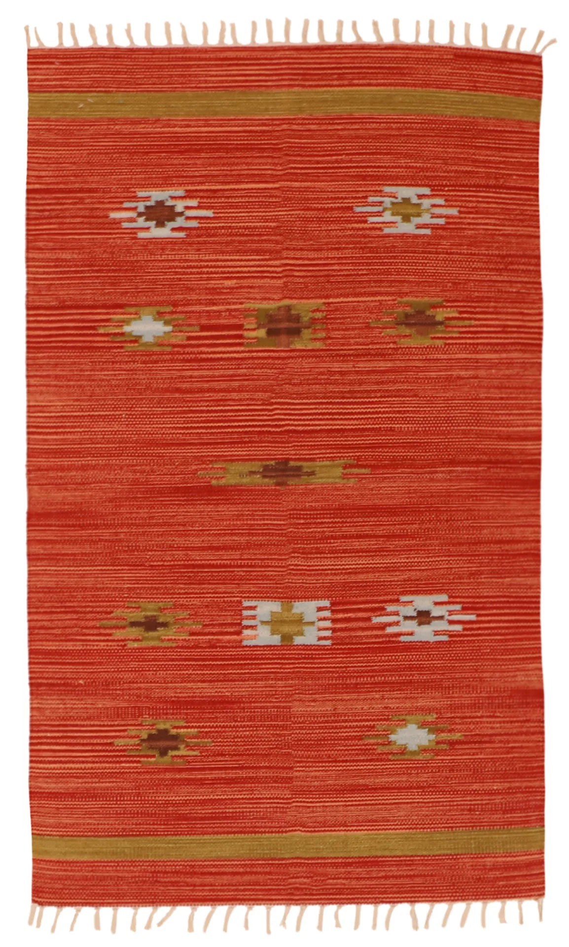 3 x 5 - Kilim Fine/Wool Kilim Rectangle - Finest Hand-Made Quality Wool — 60483