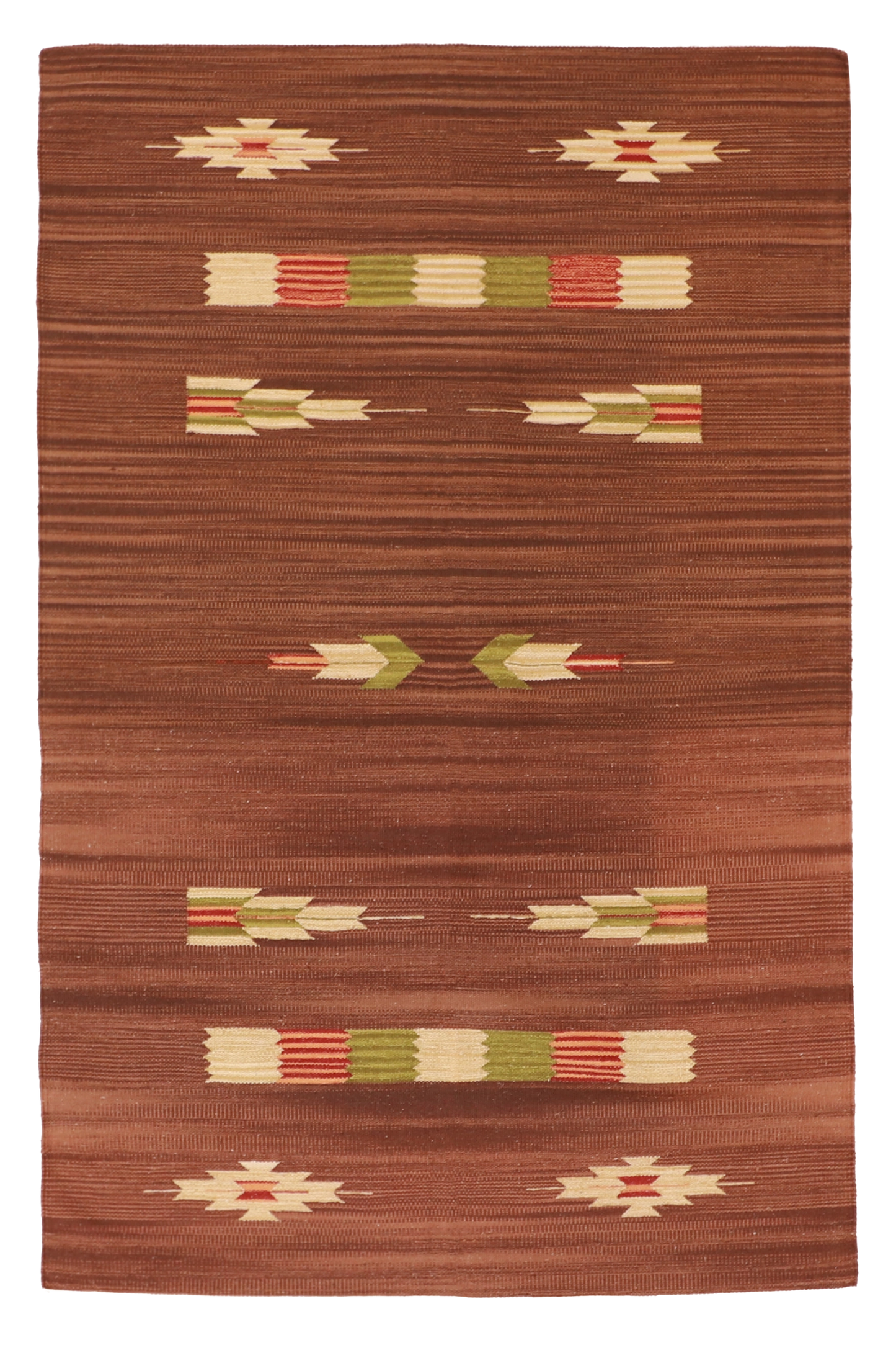 W 4 L 6 Kilim 100% Wool Hand-Woven - 60520