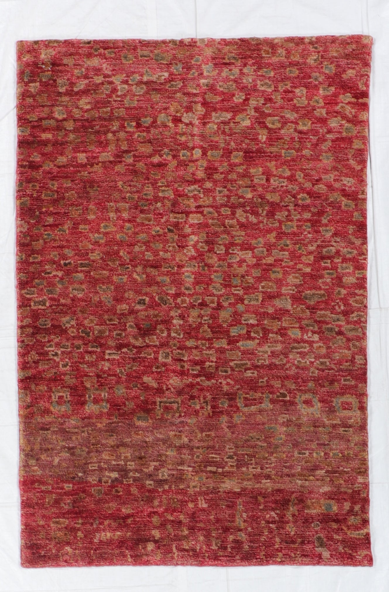 5x7 - Modern Jute All Over Rectangle - Hand Knotted Rug — 60576