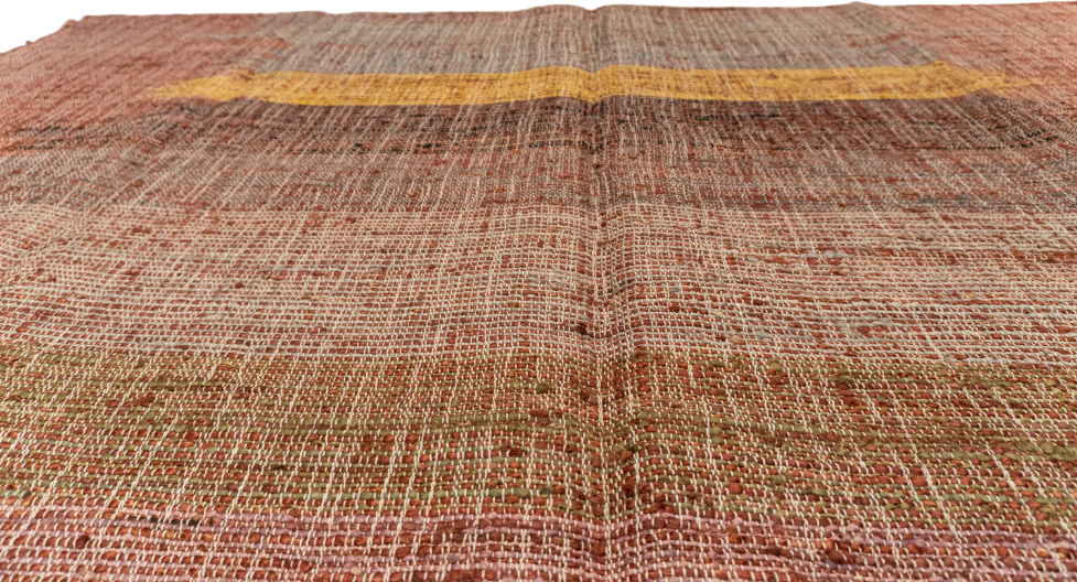 W 8 L 10 Modern 100% Wool Hand-Woven All-Over Design - 60596