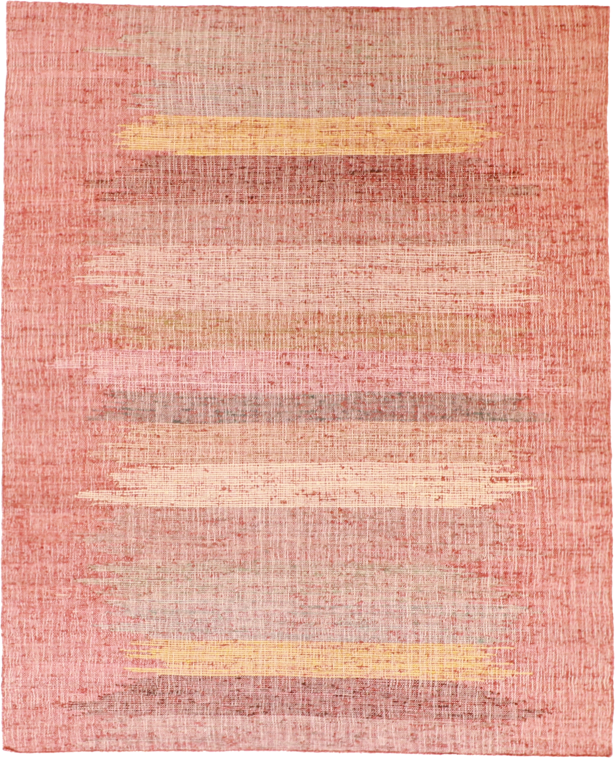 W 8 L 10 Modern Jute Flatweave Hand-Woven All-Over Design Rug - 60596