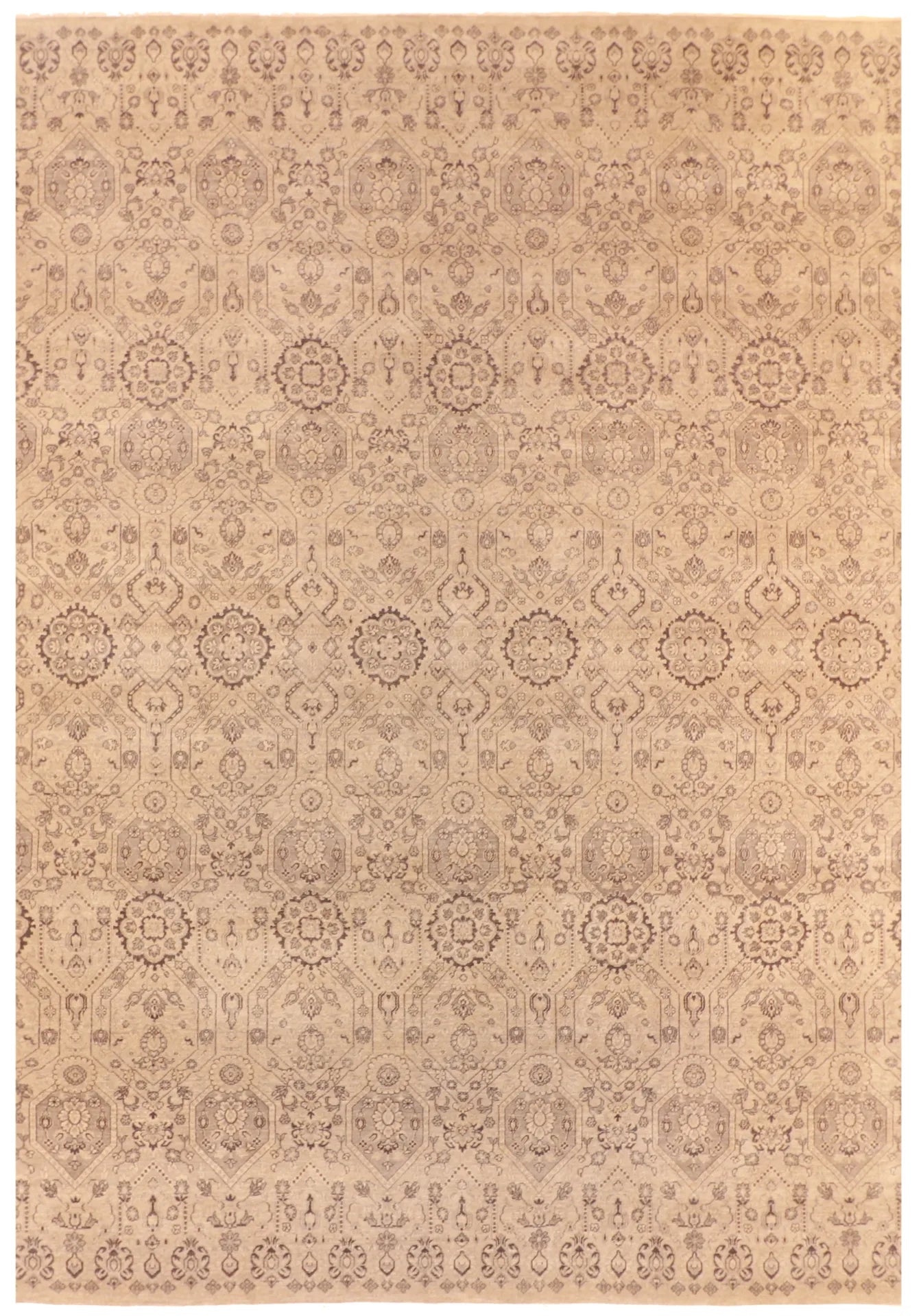 10 x 14.1 - Sultan Abad Wool Traditional Rectangle - Finest Hand-Knotted Quality Wool — 60603