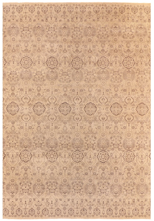 10 x 14.1 - Sultan Abad Wool Traditional Rectangle - Finest Hand-Knotted Quality Wool — 60603