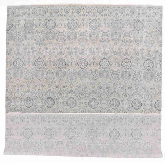 W 12 - L 15 - Mahal Fine/Wool All Over Rectangle - Hand Woven Rug - 60605